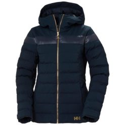 Damska kurtka puchowa Helly Hansen Imperial. Niebieskie kurtki narciarskie Helly Hansen, bez wzorów, z puchu, bez kaptura, narciarskie. Za 1,306.50 zł.