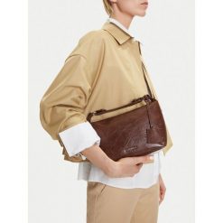 Torebka GINO ROSSI. Brązowe torebki klasyczne Gino Rossi, bez wzorów, bez dodatków. Za 249.99 zł.