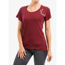 Koszulka wspinaczkowa damska Ocun Bamboo T Blossom. Czerwone koszulki sportowe Ocun, bez wzorów, bez ramiączek. Za 114.99 zł.
