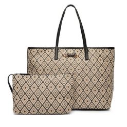 Torebka Guess. Brązowe shopper Guess, z aplikacjami, bez dodatków. Za 719.99 zł.