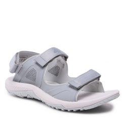 Sandały 4F. Szare sandały 4f, bez wzorów, bez obcasa, na płaskiej podeszwie, bez zapięcia. Za 129.99 zł.