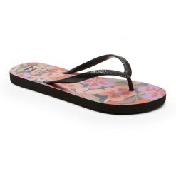 Japonki damskie Billabong Dama. Czerwone klapki Billabong, bez wzorów, bez obcasa. Za 69.99 zł.