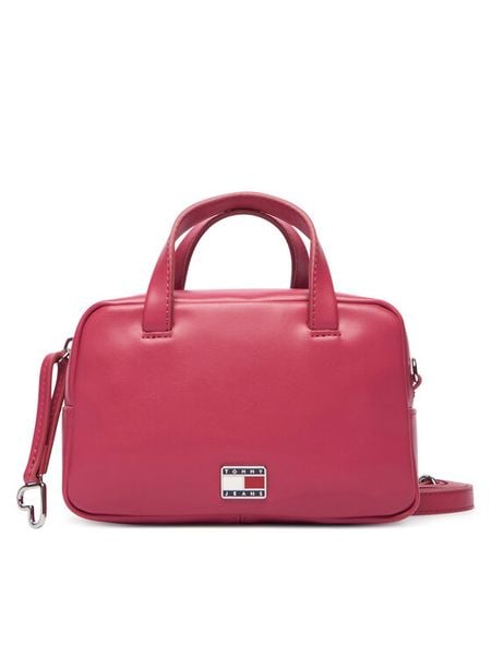 Tommy Jeans Torebka Tjw City Trunk Crossover AW0AW18084 Czerwony. Czerwone torebki klasyczne Tommy Jeans, bez wzorów, z jeansu, bez dodatków. Za 489.99 zł.