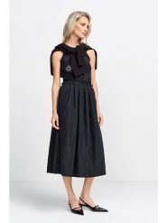 Rich&Royal Spódnica w kolorze czarnym rozmiar: 40. Czarne spódnice Rich&Royal, bez wzorów, midi. Za 213.69 zł.