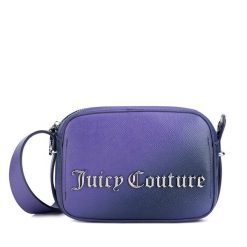 Torebka Juicy Couture. Fioletowe listonoszki Juicy Couture, bez wzorów, bez dodatków. Za 259.99 zł.