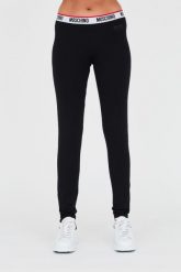 MOSCHINO Czarne damskie legginsy, Rozmiar M. Czarne legginsy MOSCHINO, m, bez wzorów. W wyprzedaży za 269.99 zł.