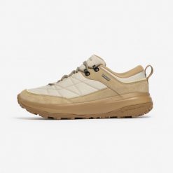 Buty turystyczne damskie Quechua NH500 skóra wodoodporne. Brązowe trekkingi QUECHUA, z materiału, outdoorowe. Za 269.99 zł.