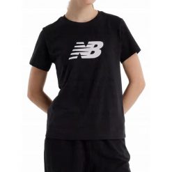 KOSZULKA damska NEW BALANCE T-SHIRT WT43582BK bawełniana czarna sportowa M. Czarne koszulki sportowe New Balance, bez wzorów, z bawełny, bez ramiączek. Za 99.00 zł.