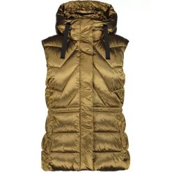 Kamizelka Luhta Haukharja - żółta. Żółte kurtki sportowe Luhta, na zimę, l, bez wzorów, bez kaptura. Za 599.00 zł.