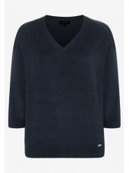 More & More Sweter w kolorze granatowym rozmiar: 34. Niebieskie swetry More & More, bez wzorów, bez ramiączek. Za 74.28 zł.