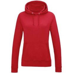 Damska Bluza Z Kapturem College. Czerwone bluzy AWDIS, xl, bez wzorów, z kapturem. Za 130.99 zł.