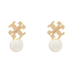 Kolczyki Tory Burch. Żółte kolczyki Tory Burch, złote. Za 544.99 zł.