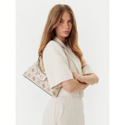 Torebka Guess. Brązowe torebki klasyczne Guess, z aplikacjami, bez dodatków. Za 332.99 zł.
