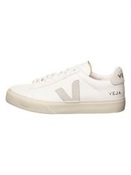 Veja Skórzane sneakersy "Campo" w kolorze biało-kremowym rozmiar: 39. Białe trampki Veja, bez wzorów, bez zapięcia. Za 503.95 zł.
