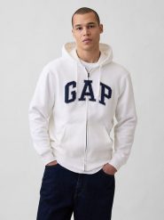 GAP Bluza w kolorze białym rozmiar: XXL. Białe bluzy GAP, xxl, bez wzorów, bez kaptura. Za 101.94 zł.
