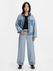 Levi´s Dżinsy - Baggy fit - w kolorze niebiesko-błękitnym rozmiar: W31/L32. Niebieskie jeansy l, z aplikacjami, z podwyższonym stanem. Za 154.07 zł.
