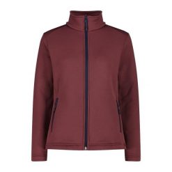 Damska rozciągliwa polarowa bluza z zamkiem CMP. Brązowe bluzy CMP, na zimę, bez wzorów, z polaru, bez kaptura. Za 323.50 zł.