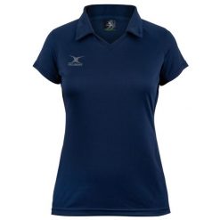 Damska koszulka polo Gilbert Eclipse. Niebieskie koszulki polo GILBERT, bez wzorów, bez kołnierzyka, bez ramiączek. Za 205.00 zł.