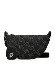 KARL LAGERFELD Torebka A1W30386 Czarny. Czarne listonoszki KARL LAGERFELD, bez wzorów, ze skóry, bez dodatków. Za 469.99 zł.