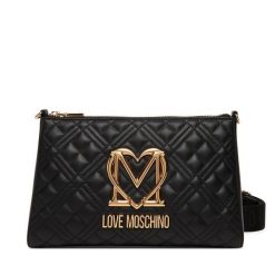 Torebka LOVE MOSCHINO. Czarne listonoszki Love Moschino, bez wzorów, bez dodatków. Za 1,179.00 zł.