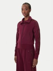 Adidas Bluza Firebird Lace KC6451 Bordowy Slim Fit. Czerwone bluzy Adidas, m, bez wzorów, z bawełny, bez kaptura. Za 339.99 zł.