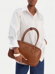 GINO ROSSI Torebka C-LDA8555 Brązowy. Brązowe torebki klasyczne Gino Rossi, bez wzorów, z materiału, bez dodatków. Za 229.99 zł.