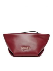 Guess Kosmetyczka TWEV95 35005 Czerwony. Czerwone kufry i kosmetyczki Guess, z aplikacjami, ze skóry, bez dodatków. Za 209.99 zł.