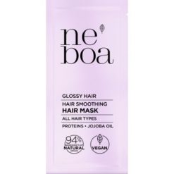 NEBOA, Glossy Hair, maska do włosów, wygładzająca i nawilżająca, 25 ml. Odżywki do włosów NEBOA. Za 6.99 zł.