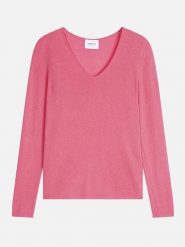 Perfect Cashmere Kaszmirowy sweter "Shannon" w kolorze jasnoróżowym rozmiar: XL. Różowe swetry Perfect Cashmere, xl, bez wzorów, z kaszmiru, bez ramiączek. Za 406.95 zł.