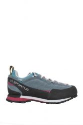 Buty trekkingowe damskie Boulder X. Niebieskie trekkingi La Sportiva, z gumy, trekkingowe. Za 582.99 zł.