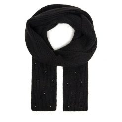Szalik Nine West. Czarne szaliki Nine West, bez wzorów. Za 79.99 zł.