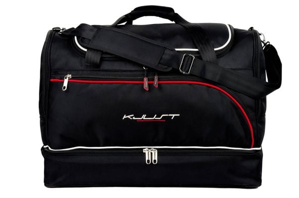 Torba sportowa KJUST SP07US (80L). Czarne torby na ramię KJUST, bez wzorów, z materiału, sportowe, na ramię, bez dodatków. Za 260.00 zł.