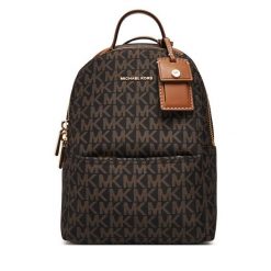 Plecak MICHAEL Michael Kors. Brązowe plecaki MICHAEL Michael Kors, bez wzorów. Za 1,109.00 zł.
