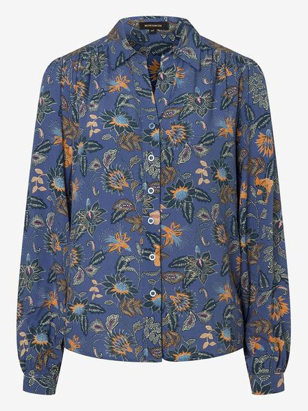 More & More Bluzka w kolorze niebieskim rozmiar: 34. Niebieskie bluzki More & More, s, bez wzorów, z wiskozy, klasyczne, bez kołnierzyka, bez ramiączek. Za 70.24 zł.