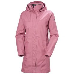 Długi płaszcz przeciwdeszczowy damski Helly Hansen Aden. Fioletowe płaszcze Helly Hansen, na lato, xs, bez wzorów, z materiału. Za 630.00 zł.