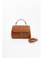 Lia Biassoni Skórzana torebka w kolorze jasnobrązowym - 27 x 19 x 13 cm rozmiar: onesize. Brązowe torby na ramię Lia Biassoni, bez wzorów, z materiału, przez ramię, bez dodatków. Za 334.60 zł.