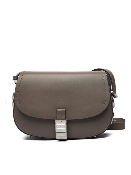 PINKO Torebka Saddle Mini PE PLTT 103831 A1ZX Szary. Szare listonoszki Pinko, bez wzorów, ze skóry, bez dodatków. Za 1,069.00 zł.