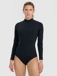 4F Bielizna termiczna body damskie - czarna XL. Czarna bielizna sportowa 4f, xl, bez wzorów, z polaru. Za 199.99 zł.