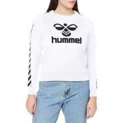 Bluza sportowa damska Hummel Classic Taped. Białe bluzy Hummel, m, bez wzorów, bez kaptura. Za 60.00 zł.