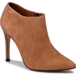 Szpilki BALDACCINI - 7975FN00 Beż Welur/Z. Brązowe czółenka Baldaccini, bez wzorów, ze skóry, eleganckie, bez obcasa, na obcasie, bez zapięcia. Za 299.00 zł.