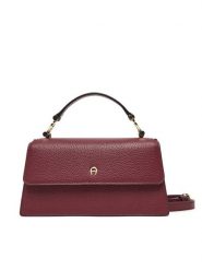Aigner Torebka Delia S 132985 Bordowy. Czerwone torebki klasyczne Aigner, bez wzorów, ze skóry, bez dodatków. Za 2,319.00 zł.