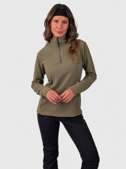 Brunotti Bluza polarowa "Misma" w kolorze khaki rozmiar: XXL. Brązowe bluzy Brunotti, xxl, bez wzorów, z polaru, bez kaptura. Za 73.99 zł.