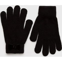 Pieces - Rękawiczki (2-pack). Czarne rękawiczki Pieces, bez wzorów, z dzianiny. W wyprzedaży za 29.90 zł.