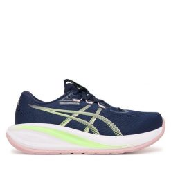 Buty do biegania Asics. Niebieskie obuwie sportowe Asics, bez zapięcia, do biegania. Za 719.99 zł.