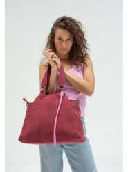 Fritzi aus Preußen Torebka "Maia Jack" w kolorze ciemnoczerwonym - 40,5 x 29 x 15 cm rozmiar: onesize. Czerwone torby na ramię Fritzi aus Preußen, bez wzorów, z materiału, na ramię, bez dodatków. Za 194.15 zł.