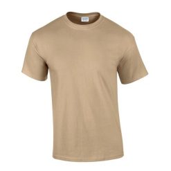 Ultra Bawełniana Koszulka Unisex Dla Dorosłych. Brązowe bluzki GILDAN, s, bez wzorów, z bawełny, sportowe, bez kołnierzyka, bez ramiączek. Za 34.99 zł.