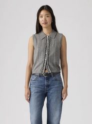 Levi's Bezrękawnik w kolorze szarym rozmiar: S. Szare swetry Levi's®, s, bez wzorów, bez ramiączek. Za 110.45 zł.