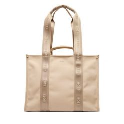 Torebka BOSS. Brązowe torebki klasyczne Boss, bez wzorów, bez dodatków. Za 699.99 zł.