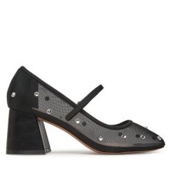 Półbuty Call It Spring. Czarne czółenka Call it Spring, bez wzorów, bez obcasa, na obcasie, bez zapięcia. Za 179.99 zł.