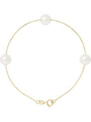 Pearl Addict Złota bransoletka z perłami rozmiar: onesize. Białe bransoletki Pearl Addict, z perłą, złote. Za 556.99 zł.